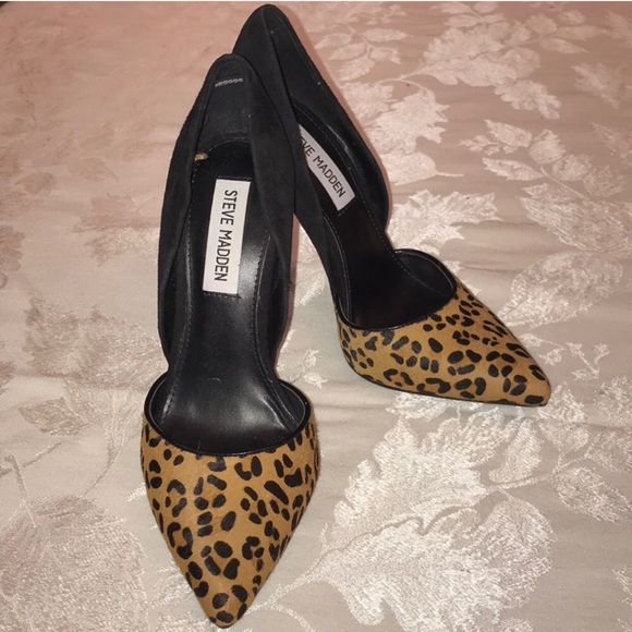 Steve Madden Shoes - *Must go ASAP* Steve Madden Varcityy Leopard Pumps